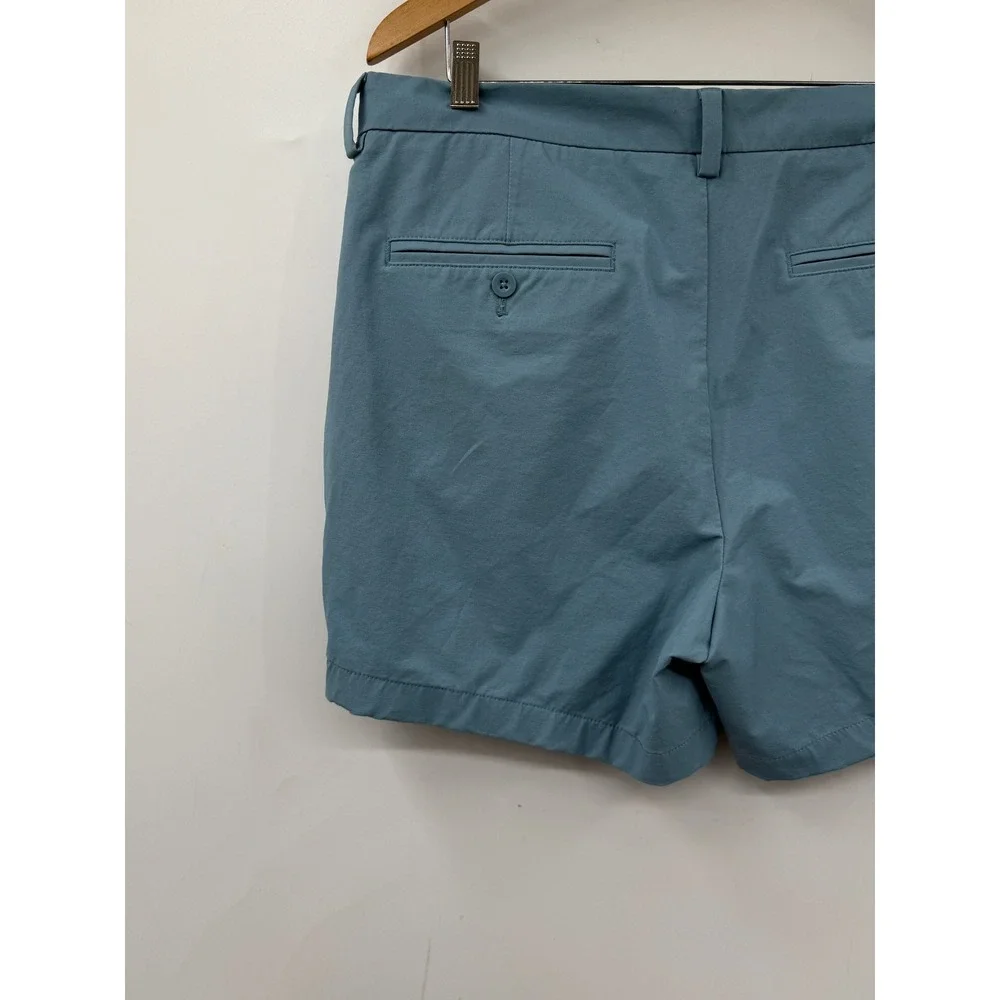 Vineyard Vines OTG On-The-Go Shorts Mens 34 Blue Performance Stretch Golf 7 Inch